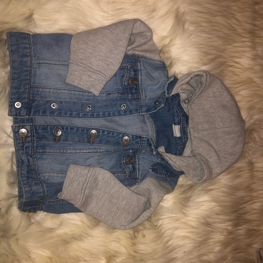 H&M Baby Boy Denim Hoodie 12-18 mo.